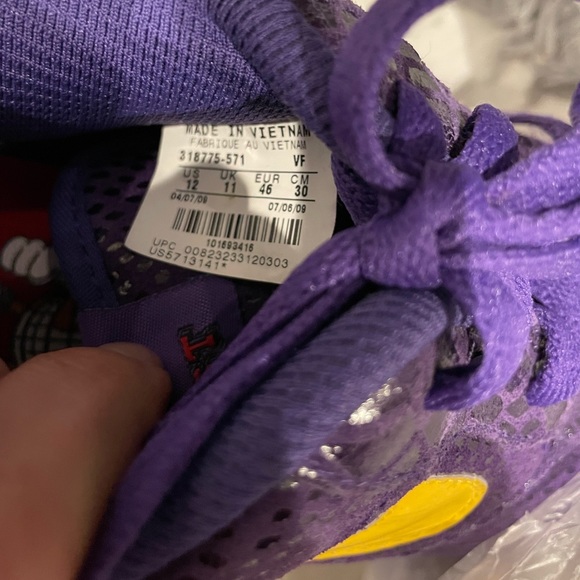 Nike Air Force 1 (AF1) Low Premium Eddie Cruz Purple Red Yellow Sz12 Snakeskin - Picture 12 of 16